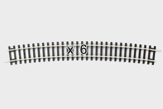 Piko 55219 HO Scale Curved Track R9/15° Box of 6