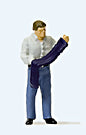 Preiser 28170 HO Scale Man Buying Pants