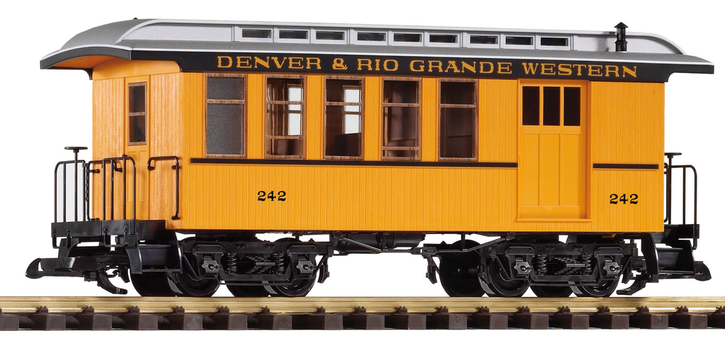 Piko 38601 G Scale D&RGW Combine 242 Yellow