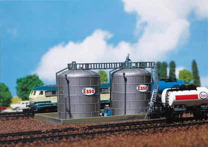 Faller 222131 N Scale 2 Oil Storage Tanks Model Kit