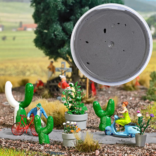 Busch 7556 A Scale Model Building Clay 3.2oz 90g -- Gray