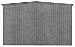 Pikestuff 1012 HO Scale Peaked End Panels
