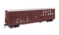 Walthers Mainline 910-46718 HO 50' Waffle Boxcar - Rock Island #62774