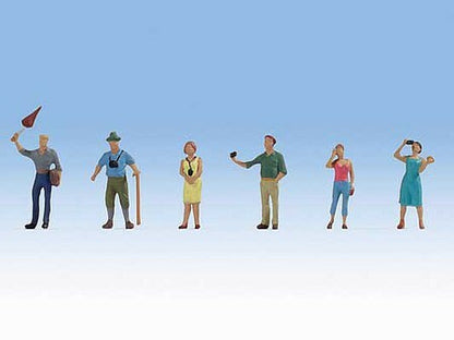 Noch 15472 HO Scale Recreation & Sports -- Tour Group pkg(6)