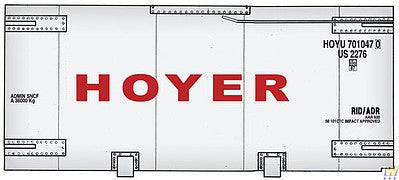Walthers SceneMaster 949-8108 HO Scale 20' Tank Container - Kit -- Hoyer