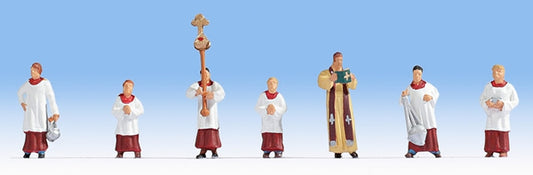 Noch 15410 HO Scale Priest and Alter Servers
