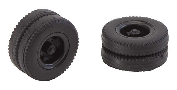 Faller 163102 HO Scale Dually Truck Tires & Rims - Car System