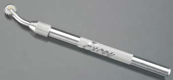 Excel Hobby 30607 All Scale Aluminum Handle Pounce Wheel -- Carded With 7/16" Tip (14 Teeth/Inch)