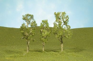 Bachmann 32010 HO Scale SceneScapes Aspen Trees 3 to 4" (7.6 to 10.2cm