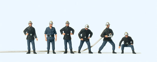 Preiser 10233 HO Scale French Firemen Old Helmet Figures