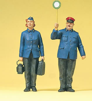 Preiser 45117 G Scale Railroad Personel -- German Reichsbahn 1939-45