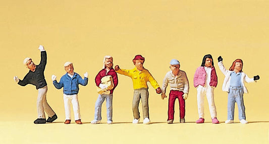 Preiser 10183 HO Scale Children Teens Figure Set