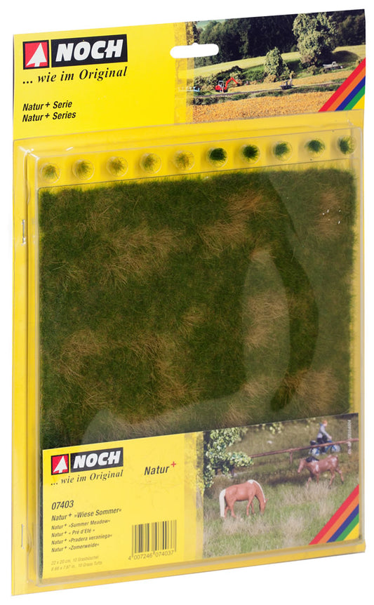 Noch 7403 All Scale Ground Cover - Summer Meadow -- Three-Color pkg(10)