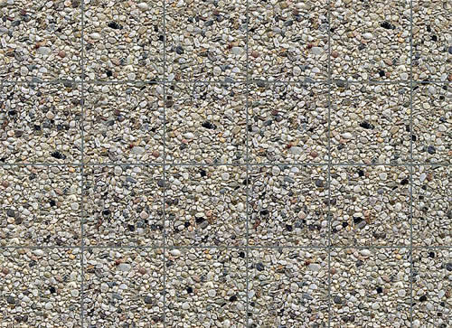 Faller 170626 HO Scale Embossed Panel Building Material Sheet -- Exposed Aggregate Concrete