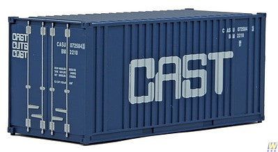 Walthers SceneMaster 949-8009 HO Scale 20' Corrugated Container Assembled - CAST
