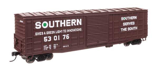 Walthers Mainline 910-46723 HO Scale 50' Waffle Boxcar RTR Southern #530176