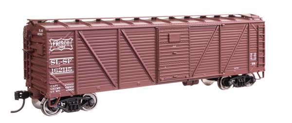 Walthers Mainline 910-40359 HO Scale 40' ARA Boxcar RTR Frisco #162115