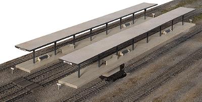 Walthers Cornerstone 933-3175 HO Scale Butterfly Style Station Platform Shelter