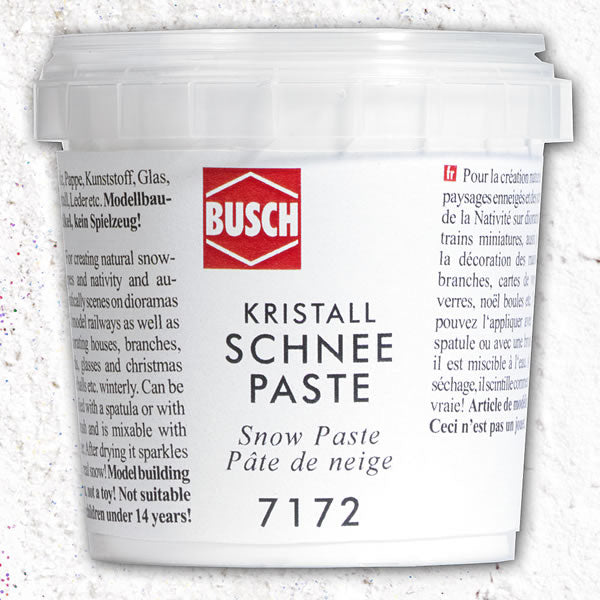 Busch 7172 HO Scale Snow Paste -- 5-5/16oz 150g