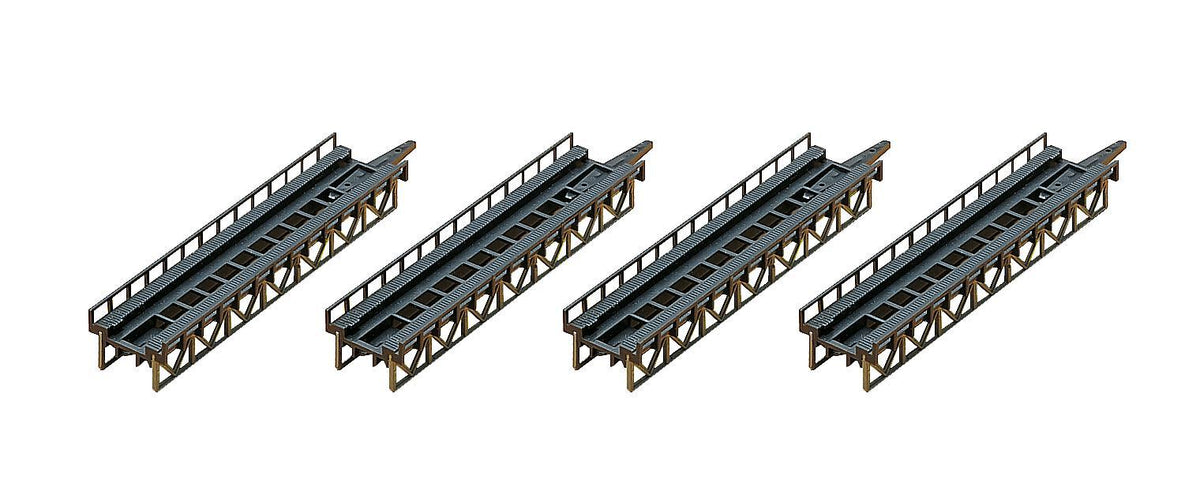 Faller 282901 Z Scale 4 Straight Track Beds Model Kit