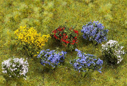 Faller 181269 HO Scale Flowering Bushes -- pkg(14)