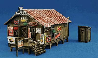 Blair Line 1003 N Scale Sam's Roadhouse w/Outhouse Kit - Main