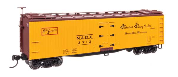 Walthers Mainline 910-41239 HO Scale 40' Early Reefer RTR NADX #3712