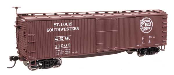 Walthers Mainline 910-40203 HO Scale 40' Wood Boxcar RTR SSW #31009