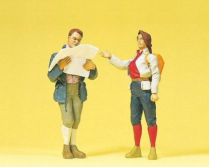 Preiser 45119 G Scale Pedestrians -- Standing Hikers