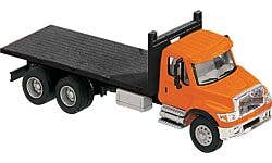 Walthers SceneMaster 949-11651 HO Intl 7600 Flatbed Truck - Orange