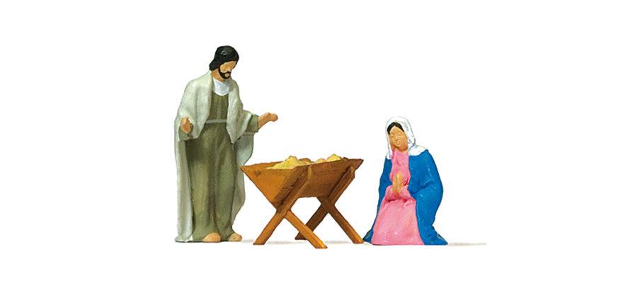 Preiser 29091 HO Scale The Holy Family Figure Set