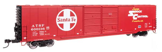 Walthers Mainline 910-3401 HO Scale 60' PS Double Door Boxcar Santa Fe #600136