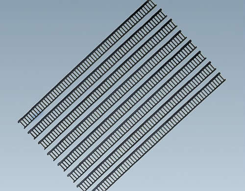 Faller 180401 HO Scale Two-Rail Fence -- 42-1/2" 108cm Total Length