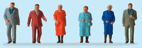 Preiser 14059 HO Scale Pedestrians -- Passers-By