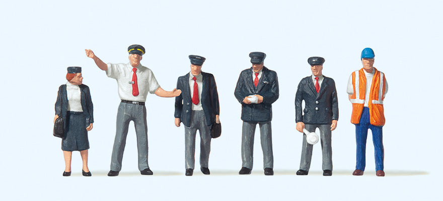 Preiser 10410 HO Scale Great Britain Railway Workers Set