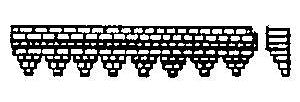 Grandt Line HO-20 HO Scale Wells Fargo Brick Cornice