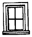 Grandt Line HO-59 HO Scale Windows -- For Outfit (Work Train) Cars