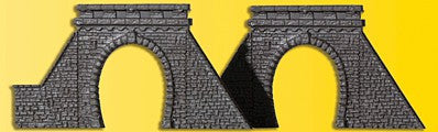 Kibri 36900 Z Scale Cut Stone Tunnel Portal w/Tunnel Liner 2-Pack -- Kit