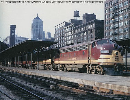 Walthers Proto 49522 HO Scale EMD FP7 Standard DC -- Soo Line 502A (Maroon, Dulux Gold, black)