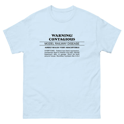 Warning - Model Railway Disease T-Shirt