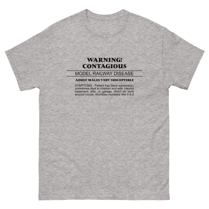 Warning - Model Railway Disease T-Shirt