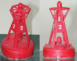 Sylvan Scale Models HO1065 HO Scale Channel Buoys - Resin Kit -- Unpainted (2)