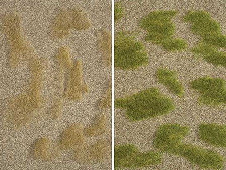 Noch 7474 All Scale Meadow and Field Mini Mat -- Grass Steppe 9-13/16 x 9-13/16" 25 x 25cm pkg(2)