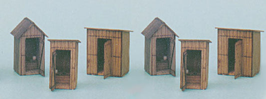 Banta Model Works 2021 Ho Outhouse Collection 6'N1