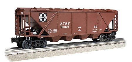 Bachmann 47612 O Scale 4-Bay Quad Hopper - 3-Rail - Ready to Run - Williams(TM) -- Santa Fe 310137