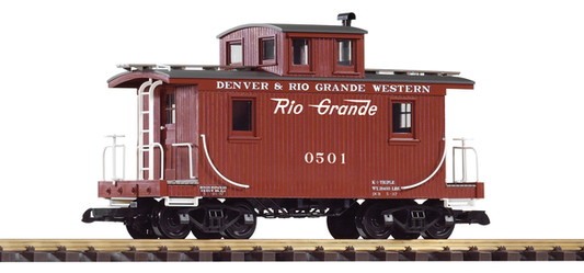 Piko 38907 G Scale D&RGW Short Caboose 0501