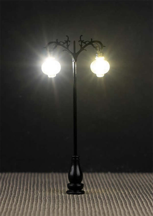 Faller 180207 HO Scale LED Ornamental Pendant Luminaries -- Adjustable height up to 2-15/16" 7.5cm tall pkg(1)