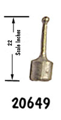 BTS (Better Than Scratch) 20649 HO Scale Control Lever brass