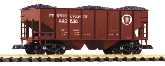 Piko 38916 G Scale PRR Rib-Side Hopper 220838 w/Coal Load