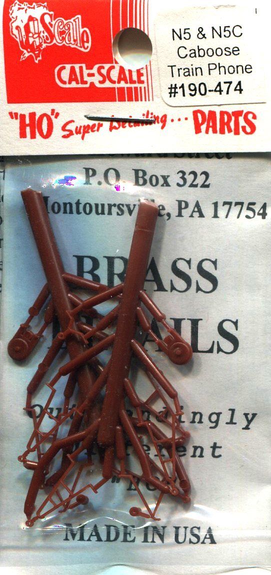 Cal Scale 474 Ho Antenna Kit N5 Caboose